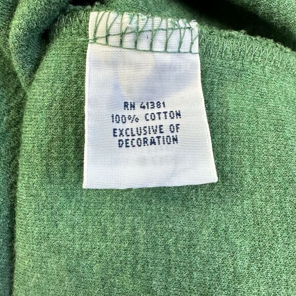 Polo Ralph Lauren 1/4 Zip Pullover Sweatshirt Men XL Green Mock Neck Pony READ - Picture 8 of 11